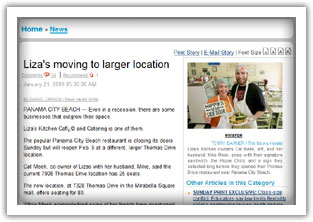 News Herald Article about our move to the larger location at Mirabella Square